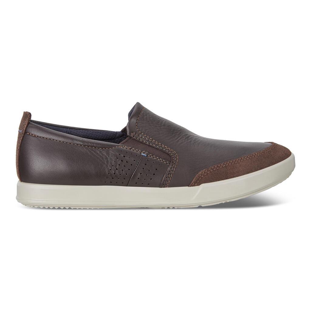 Ecco Collin 2.0 Mens Slip On Sneakers Coffee Sale - India SCX-830196